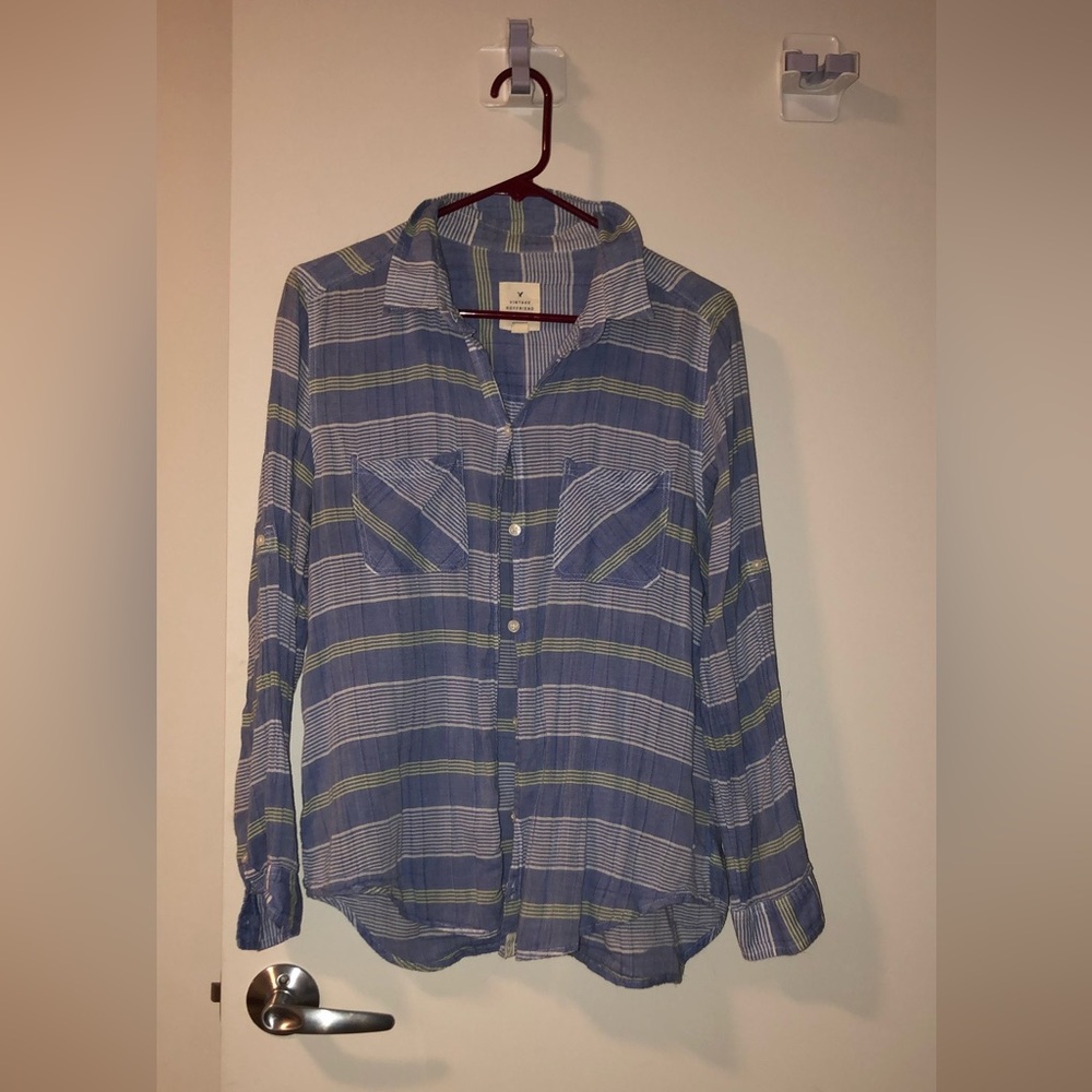 Blue flannel